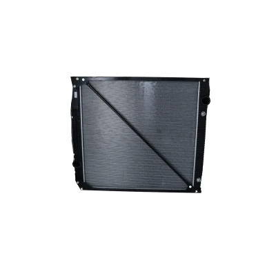 Abbildung von NRF 519579 Kühler, Motorkühlung Aluminium 829 820 42 mit Rahmen Kühlrippen gelötet