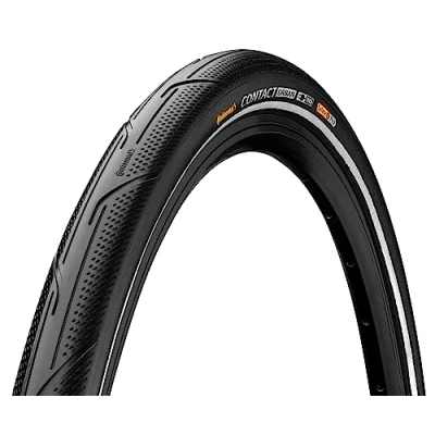 Abbildung von Continental Unisex Adult Contact Urban Bicycle Tire, Black/Black, 16&quot;, 16 x 1.35