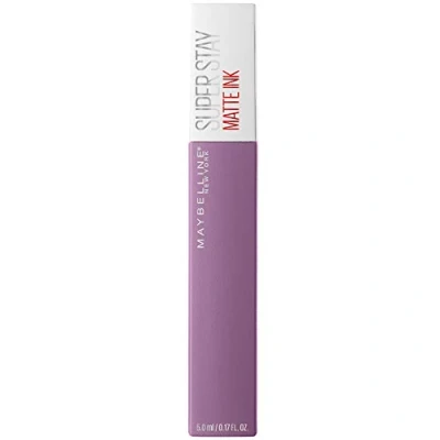 Abbildung von Maybelline New York Super Stay Matte Ink Lippenstift Nr. 100 Philosoph, flüssiger Lippenstift, langanhaltend, mattes Finish
