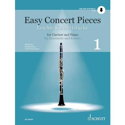 Abbildung von Leichte Konzertstücke: 25 Stücke aus 4 Jahrhunderten. Band 1. Klarinette und Klavier. (Easy Concert Pieces, 1)