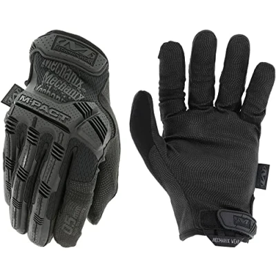 Abbildung von Mechanix Wear Herren M pact® 0.5 Mm Covert Gloves (Medium, Full Black) Einsatzhandschuhe für hohe Fingerfertigkeit, Covert, EU