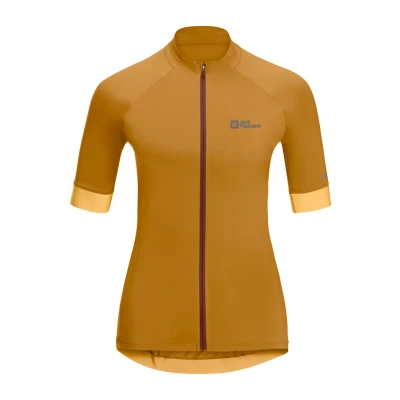 Abbildung von Jack Wolfskin Gravex Cyclingtrikot, Damen, Größe: XL, Salted caramel