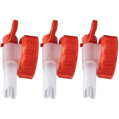 Abbildung von ISOLATECH SABEU Fluxx 3Stk. AH 13/45 HF Auslaufhahn für 2L und 3L Kanister mit DIN 45 Gewinde außen 41,0mm Lebensmittelecht Umfüllen ohne Gluckern