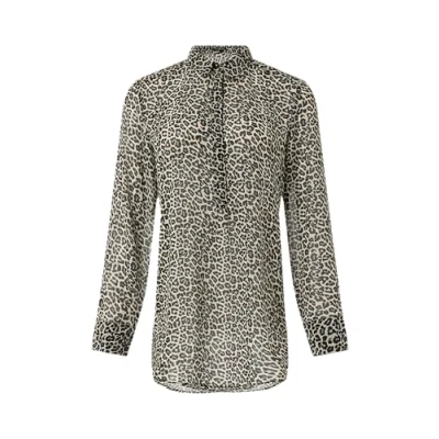 Abbildung von comma MIT LEO Bluse, Damen, Größe: 40, Beige