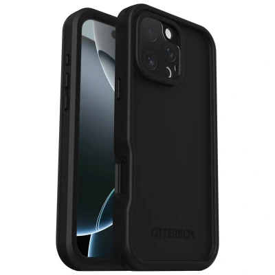 Abbildung von Apple iPhone 16 Pro Max Hülle MagSafe Kunststoff OtterBox Hard Case/Backcover Handyhülle Schwarz Shockproof/Stoßfest