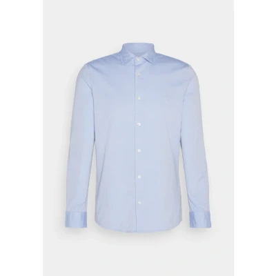Abbildung von Marc O&#039;Polo Spread Collar LONG Sleeve Round HEM Businesshemd, Herren, Größe: XXL, Multi/airblue