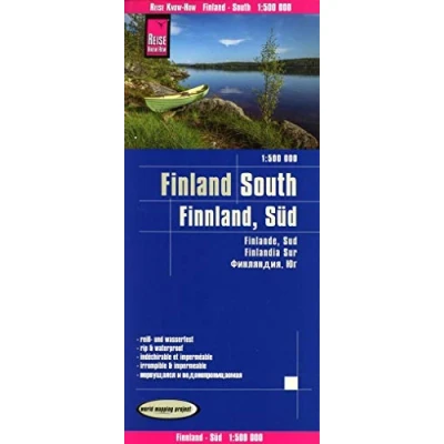 Abbildung von Reise Know How Landkarte Finnland, Süd (1:500.000): world mapping project