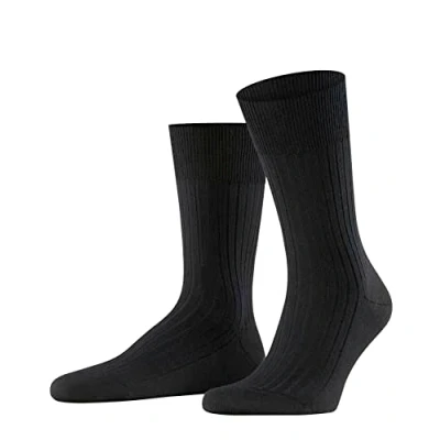 Abbildung von Falke Bristol PURE Business &amp; Casual Socken, Herren, Größe: 45 46, Black