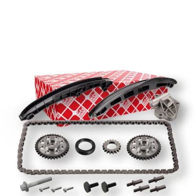 Abbildung von FEBI BILSTEIN 174469 Steuerkettensatz Zahnkette, Kette geschlossen VOLKSWAGEN: Polo V Hatchback, SEAT: Ibiza 4 Sportcoupe, SKODA: Fabia 2