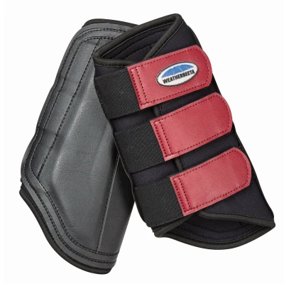 Abbildung von Weatherbeeta Beinschutz Prime Schwarz/Maroon Warmblut