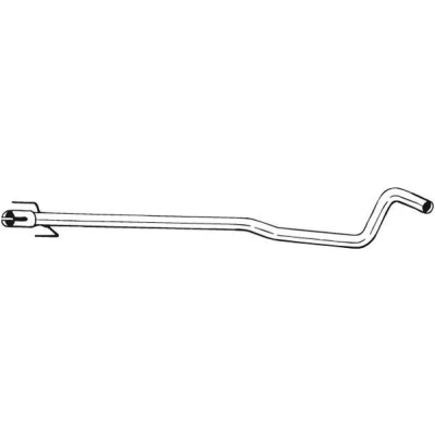 Abbildung von BOSAL 900 001 Abgasrohr OPEL: Astra H Hatchback, GTC