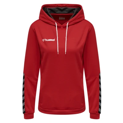 Abbildung von Hummel Hmlauthentic Kapuzenpullover, Damen, Größe: Small, True red
