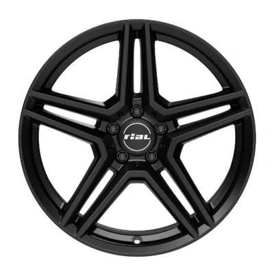 Abbildung von RIAL 5 loch 16Zoll 112mm Alufelge M10 schwarz 70638M84 Felge