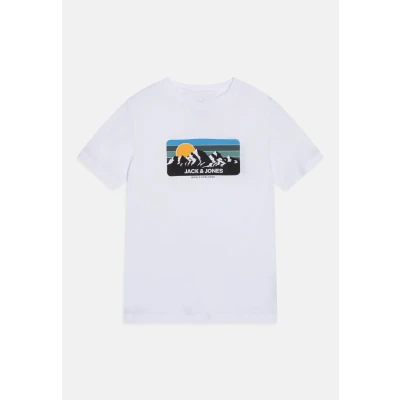 Abbildung von Jack &amp; Jones Junior Jjpeak TEE CREW NECK Tshirt print für Kinder, Größe: 140, White