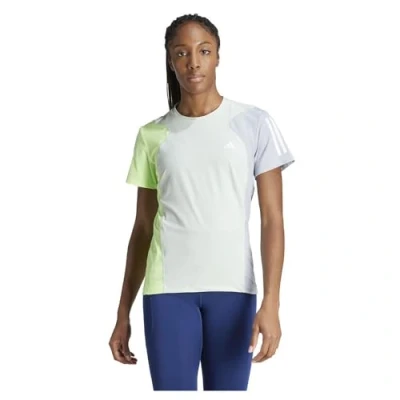 Abbildung von adidas Performance TEE Sport Tshirt, Damen, Größe: XS, Linen green/green spark/halo silver