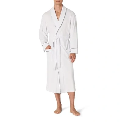 Abbildung von Amazon Essentials Herren Leichter Waffelpiqué Bademantel (erhältlich in Big &amp; Tall), Weiß, M L