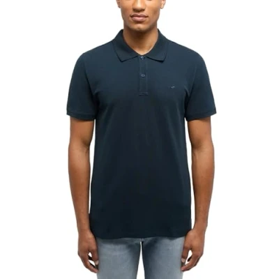Abbildung von MUSTANG Herren Poloshirt PALCO Regular Fit S M L XL XXL 3XL Grün Schwarz, Größe:XXL, Farbe:Carbon 4135