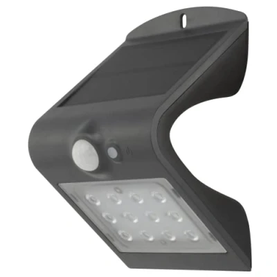 Abbildung von REV BUTTERFLY Solarleuchte für außen, IP65, Aussenlampe mit Bewegungsmelder, Solarlampe, Solarleuchte; 1200mAh, Li Ion, 1.5W, anthrazit