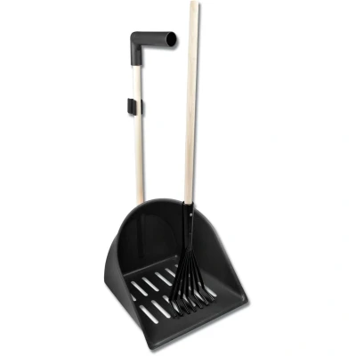 Abbildung von Waldhausen Bollensammler XL Shaker mit Rechen Schwarz