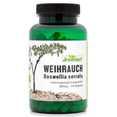Abbildung von Weihrauch Extrakt Boswellia serrata 65% 400mg Kapseln