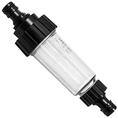 Abbildung von VARIOSAN Wasserfilter inkl. Adapter 15648, 3/4&quot;, für Hochdruckreiniger, Pumpe oder Wohnmobil, passend u.a. zu Kärcher 4.730 059.0