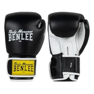 Abbildung von Benlee Boxhandschuhe aus Leder Tough Black 18 oz