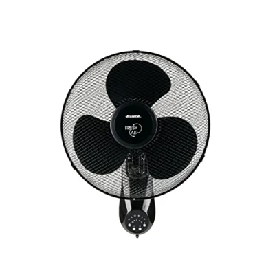 Abbildung von Ariete 802 Wandventilator, 50 W, 3 Schaufeln, 40 cm, Geschwindigkeiten, Lüftungsmodi, Fernbedienung, Schwingfunktion, Schwarz