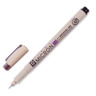 Abbildung von Pigma MICRON Fineliner, schwarz, 0.2mm (Nr.005)
