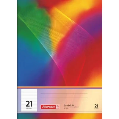 Abbildung von Brunnen 104492102 Schulheft A4 (16 Blatt, liniert, Lineatur 21)