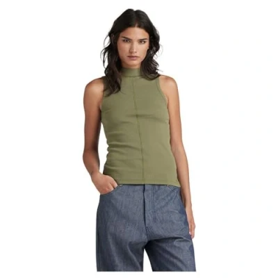 Abbildung von G Star OPEN MOCK Top, Damen, Größe: 36, Khaki