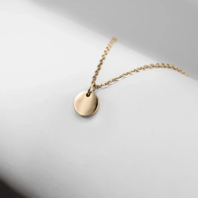 Abbildung von Ponytail&amp;Co Anhänger Mini Münze Roségold