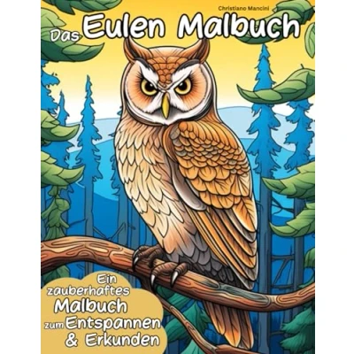 Abbildung von Das Eulen Malbuch: Ein zauberhaftes Malbuch zum Erkunden und Entspannen