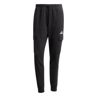 Abbildung von adidas Herren Essentials FEELCOZY French Terry Pant Cuffed, Black/White, M