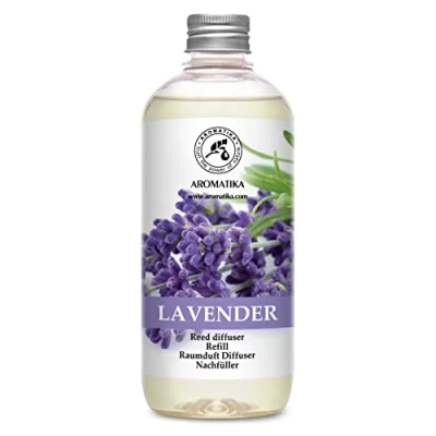 Abbildung von Raumduft Nachfüllflasche Lavendel 500ml Aroma Diffuser Nachfüll mit Natürlich ÖL SPA Büro Fitness Club Langanhaltend Natürliche Raumdüfte Aromatherapie