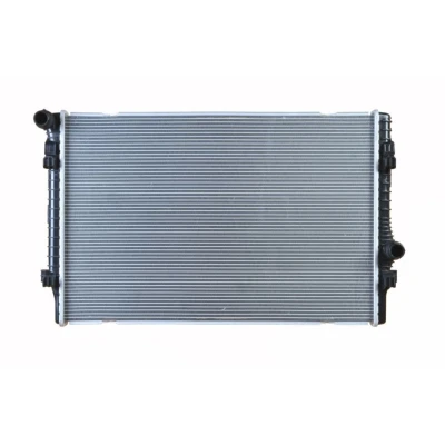 Abbildung von NRF 58437 Kühler, Motorkühlung Aluminium 650 434 32 Kühlrippen gelötet VOLKSWAGEN: Passat B8 Variant, Tiguan Allspace, Golf 7, SEAT: Leon III ST
