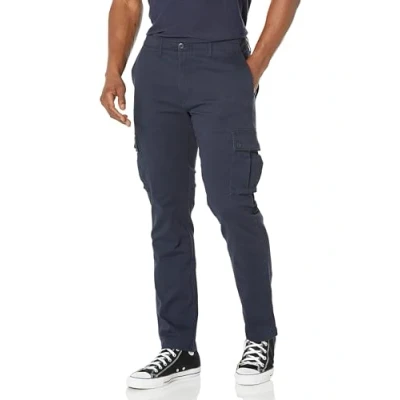 Abbildung von Amazon Essentials Herren Schmal geschnittene Stretch Cargohose (erhältlich in Big &amp; Tall), Marineblau, 32W / 32L