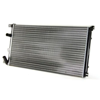 Abbildung von THERMOTEC D7R022TT Kühler, Motorkühlung Aluminium, Kunststoff für Fahrzeuge mit Klimaanlage 416 730 34 Schaltgetriebe Kühlrippen mechanisch gefügt