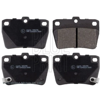 Abbildung von BLUE PRINT ADT342122 Bremsbelagsatz Hinterachse mit akustischer Verschleißwarnung TOYOTA: RAV4 II Off Road, I Road
