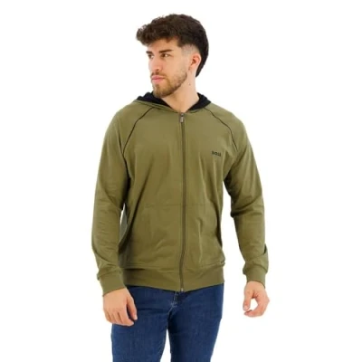 Abbildung von BOSS Nachtwäsche Shirt, Herren, Größe: Small, Open green
