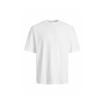 Abbildung von Jack &amp; Jones Herren Jjebradley Tee Ss Noos Styd Pls T Shirt, Weiß, 7XL Große Größen