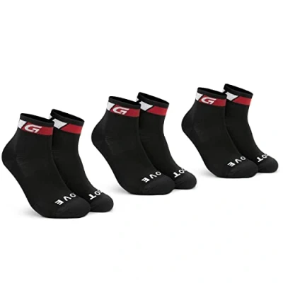 Abbildung von GripGrab Classic Low Cut 1er und 3er Set Kurze Sommer Fahrradsocken Rennrad Mountainbike Indoor Cycling Radsport Socken