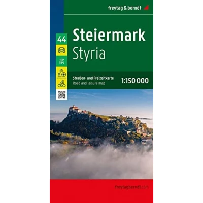 Abbildung von Steiermark, Straßen und Freizeitkarte 1:150.000, freytag &amp; berndt: Top 10 Tips, mit Radrouten (freytag berndt Auto + Freizeitkarten)