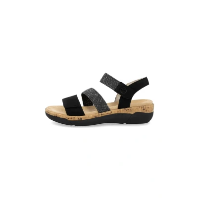 Abbildung von Remonte Keilsandalette, Damen, Größe: 37, Schwarz Schuhe