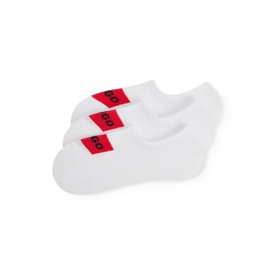 Abbildung von HUGO 3P LC Label CC Socken, Herren, Größe: 43 46, Whitezero