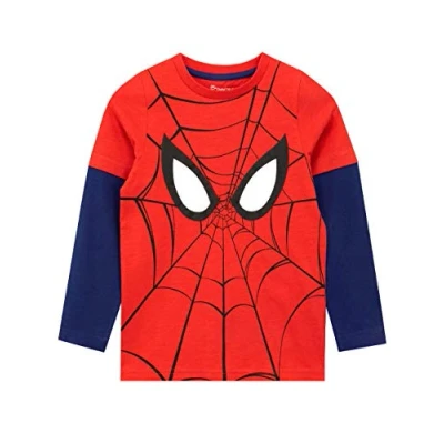 Abbildung von Marvel Jungen Spiderman Langarmshirt Rot 140