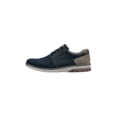 Abbildung von Rieker Herren Schnürhalbschuh in blau Gr. 44
