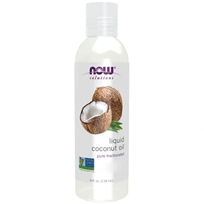 Abbildung von Now Foods, Liquid Coconut Oil (flüssiges Kokosöl), vegan, 120ml, Laborgeprüft, hohe Konzentration, Aromatherapie, Sojafrei