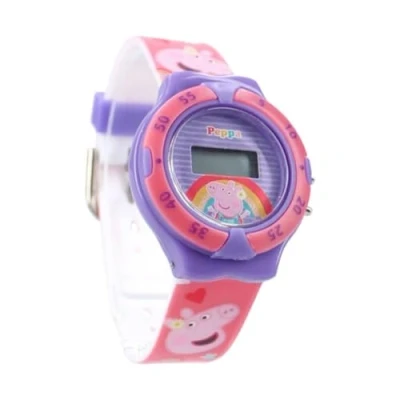 Abbildung von My sweety pop Armbanduhr für Mädchen, Rosa Digitaluhr Peppa Pig, Riemen