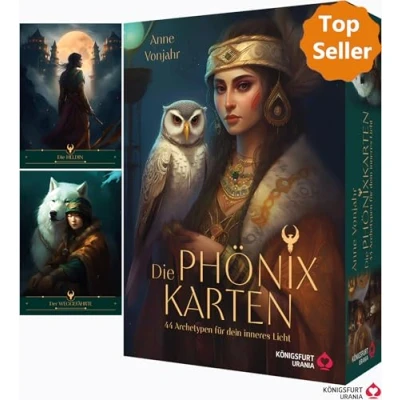 Abbildung von Die Phönix Karten 44 Archetypen für dein inneres Licht: und 192 seitiges Booklet