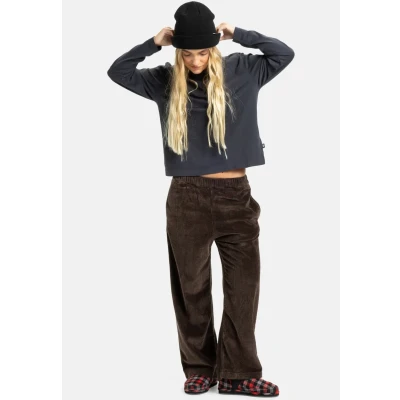 Abbildung von Quiksilver Payarawa Stoffhose, Damen, Größe: Large, Chocolate brown